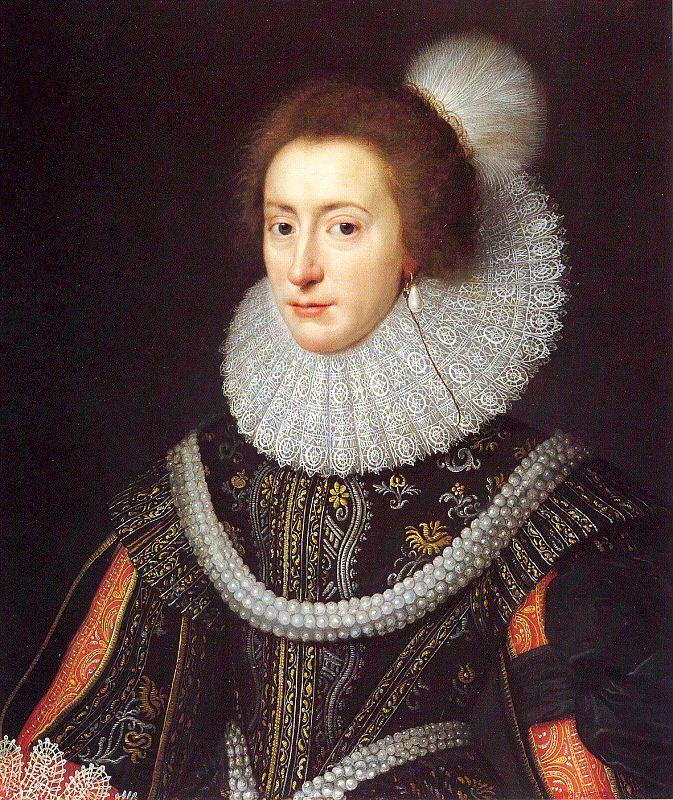 Miereveldt, Michiel Jansz. van Elizabeth, Queen of Bohemia Spain oil painting art